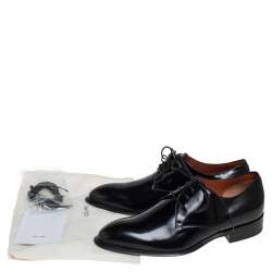 مملوكة مسبقًا Celine Black Leather Lace Up  Derby Size 37