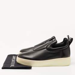 Celine Black Leather Slip On Sneakers Size 39