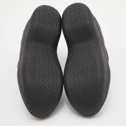 Pre Owned Celine Black Rubber and Neoprene Outdoor Ankle Boots Size 37