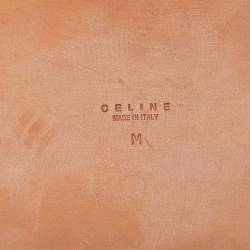 Pre Owned Celine Tan Leather Wide Waist Belt M