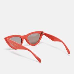 Celine Coral Orange Mirrored CL400191 Cat Eye Sunglasses