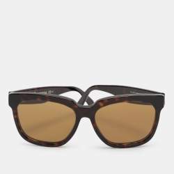 Pre Owned Celine Brown Havana/Brown CL 41057/S Radical Sunglasses
