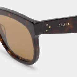 Pre Owned Celine Brown Havana/Brown CL 41057/S Radical Sunglasses