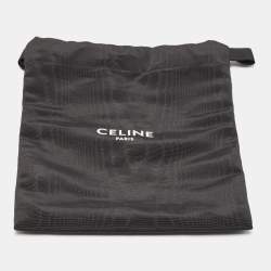 Pre Owned Celine Tan Leather Triomphe Buckle Belt 85CM
