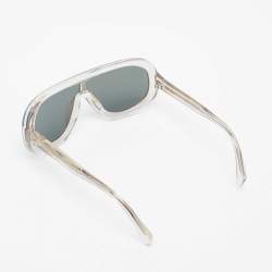 Celine Grey & Blue Mirrored CL40021I Shield Sunglasses