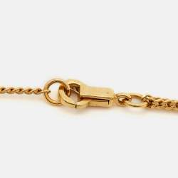 Celine Triomphe Gold Tone Necklace