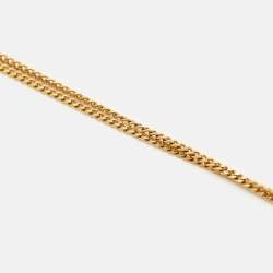 Celine Triomphe Gold Tone Necklace