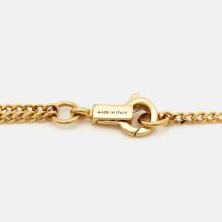 Celine Triomphe Gold Tone Necklace