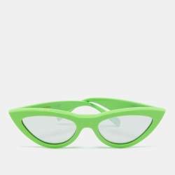 Celine Green/Grey Mirrored CL40019I Cat-Eye Sunglasses
