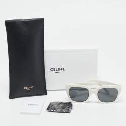 Celine White/Black CL40198F Square Sunglasses