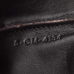 Pre Owned Celine Pink/Orange Leather Duo Cosmetic Pouch