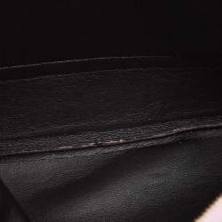 Pre Owned Celine Pink/Orange Leather Duo Cosmetic Pouch