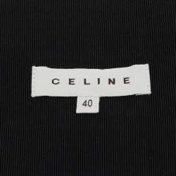 Celine Black Grosgrain Waist Belt M