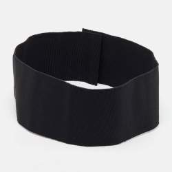 Celine Black Grosgrain Waist Belt M