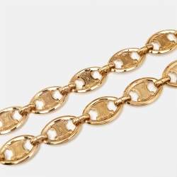 Celine Logo Link Gold Tone Belt