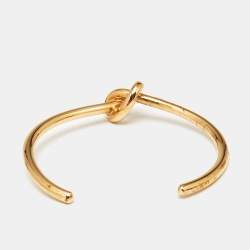 Celine Knot Gold Tone Bracelet M