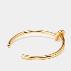 Celine Knot Gold Tone Bracelet M