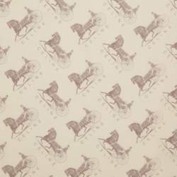 Celine Beige Logo Print Silk Square Scarf