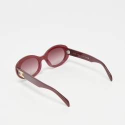 Celine Burgundy CL40194U Frame Oval Sunglasses