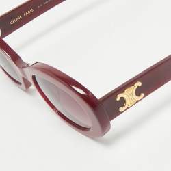 Celine Burgundy CL40194U Frame Oval Sunglasses
