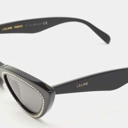 مملوكة مسبقًا نظارة شمسية سيلين عين قط CL4019IS كريستالات سوداء