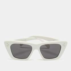 Celine White/Black CL40187I Edge Cat Eye Sunglasses