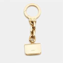 Pre Owned Celine Gold Tone Metal Triomphe Bag Charm