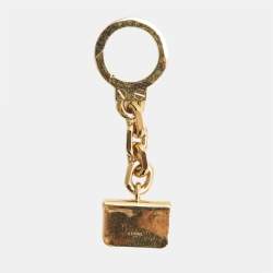 Pre Owned Celine Gold Tone Metal Triomphe Bag Charm
