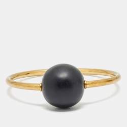 Pre Owned Celine Composite Gold Tone Bracelet