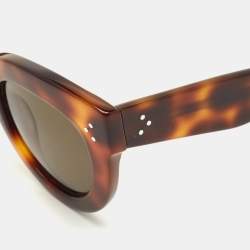Pre Owned Celine Tortoise Brown CL41050/S Frame Cat Eye Sunglasses