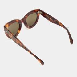 Pre Owned Celine Tortoise Brown CL41050/S Frame Cat Eye Sunglasses