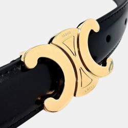 Pre Owned Celine Triumph Leather Belt