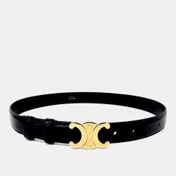 Pre Owned Celine Triumph Leather Belt
