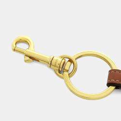 Pre Owned Celine Keyring and White Charm