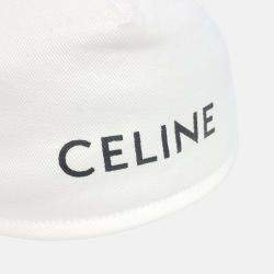 Pre Owned Celine White snapback Hat