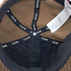 مملوكة مسبقًا قبعة سيلين بنية قطن كوردروي