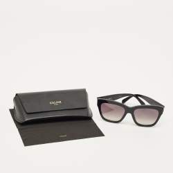 مملوكة مسبقًا نظارة شمسية سيلين عين قطة CL40253I متدرجة سوداء