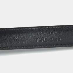 مملوكة مسبقًا حزام سيلين إبزيم نحيف البايثون البني 90 سم