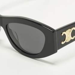 Pre Owned نظارة شمسية سيلين عيون القطة CL40308U تريومف سوداء