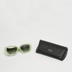مملوكة مسبقًا نظارة شمسية سيلين CL40216U تريومف مستطيلة أخضر فاتح / أسود