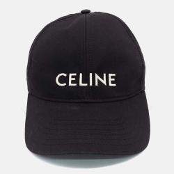 Pre Owned Celine Black Cap Hat