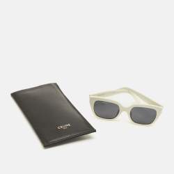 مملوكة مسبقًا Celine White/Black CL40198F Square Sunglasses