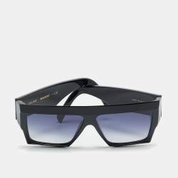 مملوكة مسبقًا Celine Black Gradient CL40030I Flat Square Sunglasses