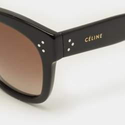 Pre Owned Celine Black CL 41805/S Audrey Square Gradient Sunglasses
