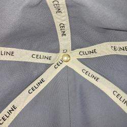 Pre Owned Celine Cotton Blue Triumph Cap