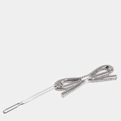 Pre Owned Celine Metal ribbon hairpin