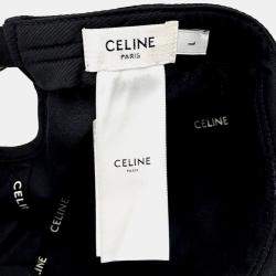 Pre Owned Celine Polyester Black cap