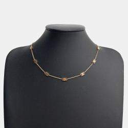 Pre Owned Celine CC Mini Triumph Gold Necklace