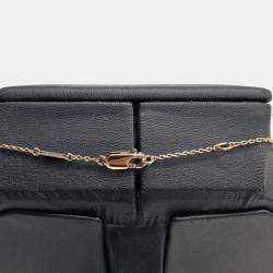 Pre Owned Celine CC Mini Triumph Gold Necklace