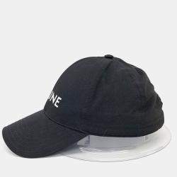 Pre Owned Celine Black Cotton Polyester Cap